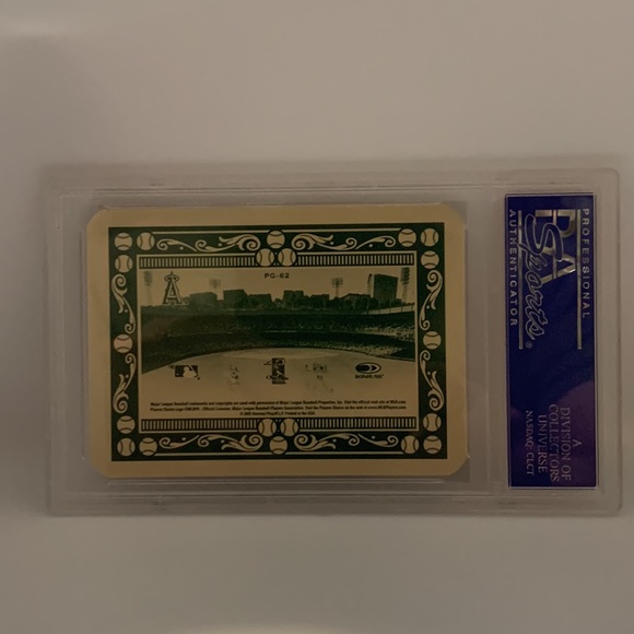 2005 Dnrss Thrwbck Threads Strike Short 3 Base Hit 06/55 Garret Anderson (MISC3) - Picture 2 of 2